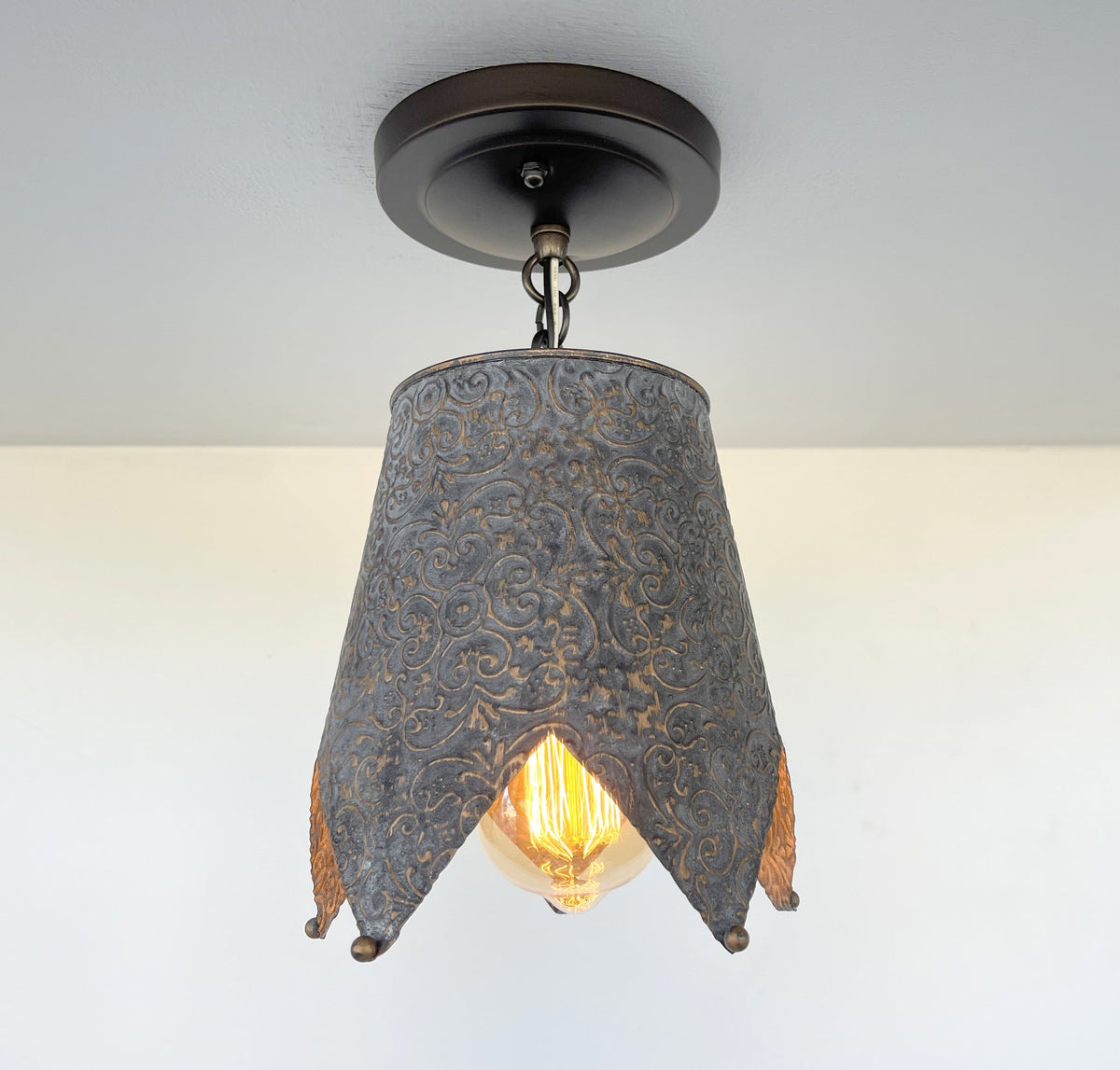 Jubilant FARMHOUSE BARN Ornate Ceiling Light