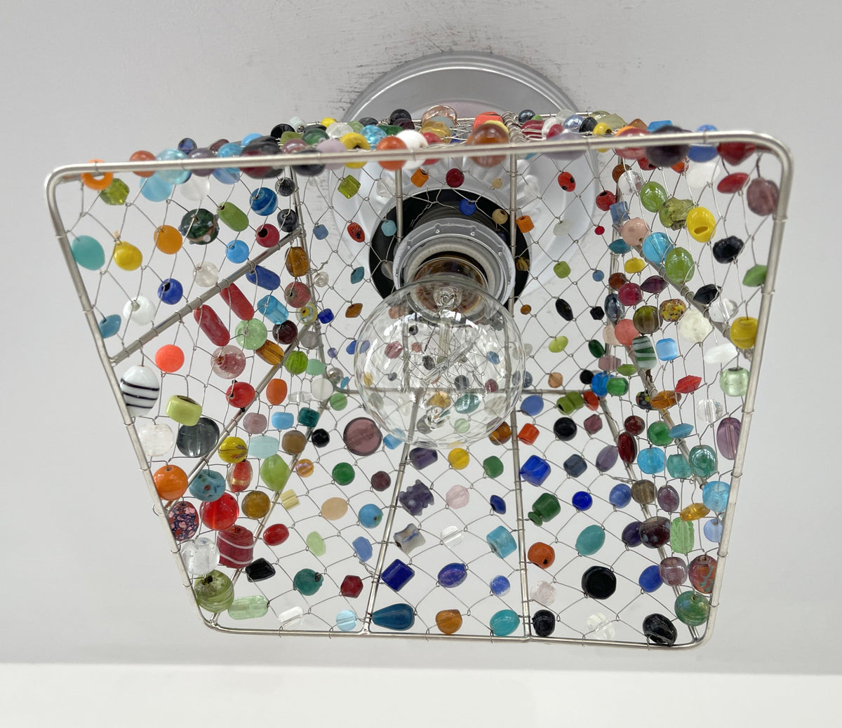 Multi-Colored Boho Handcrafted Ceiling Light