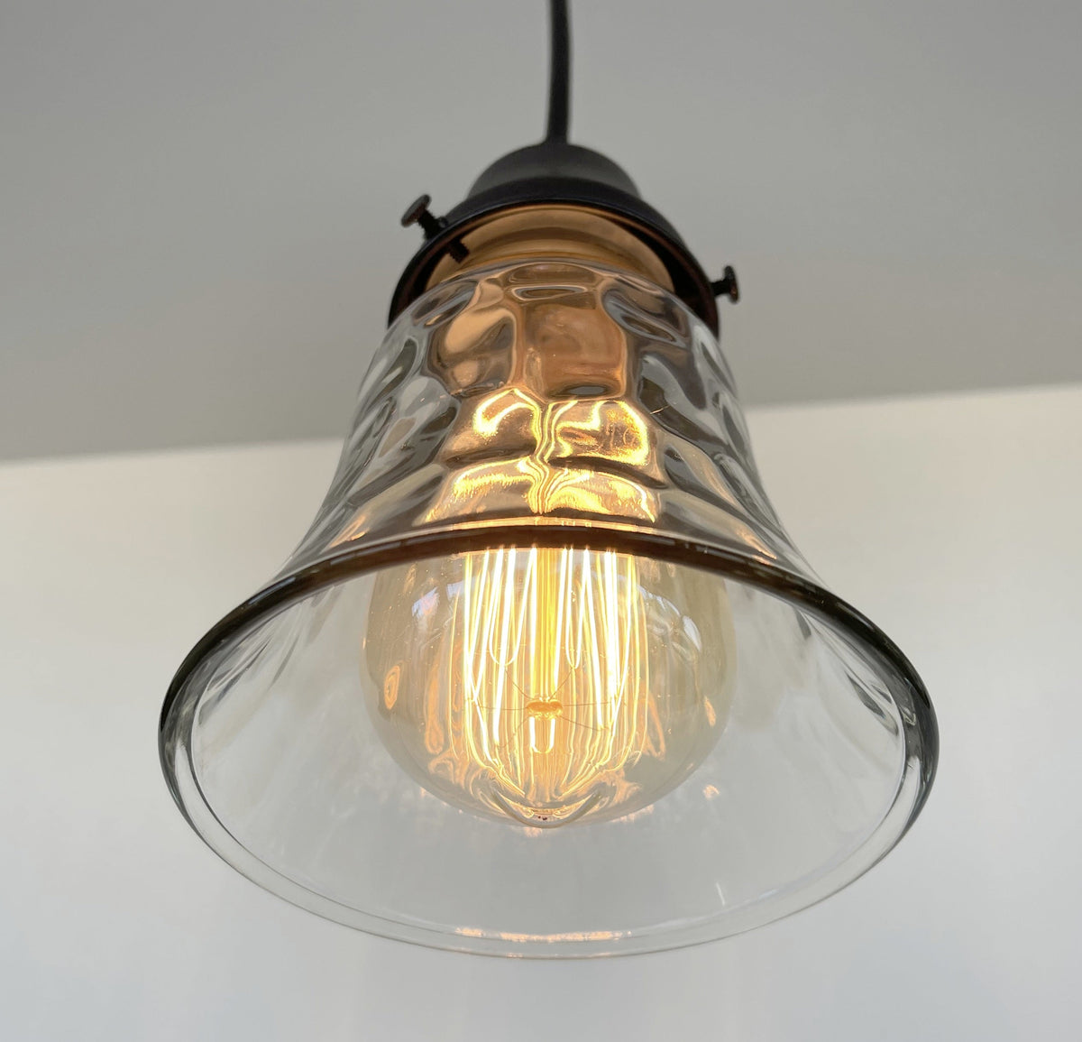 Pebble Glass Pendant Light Fixture