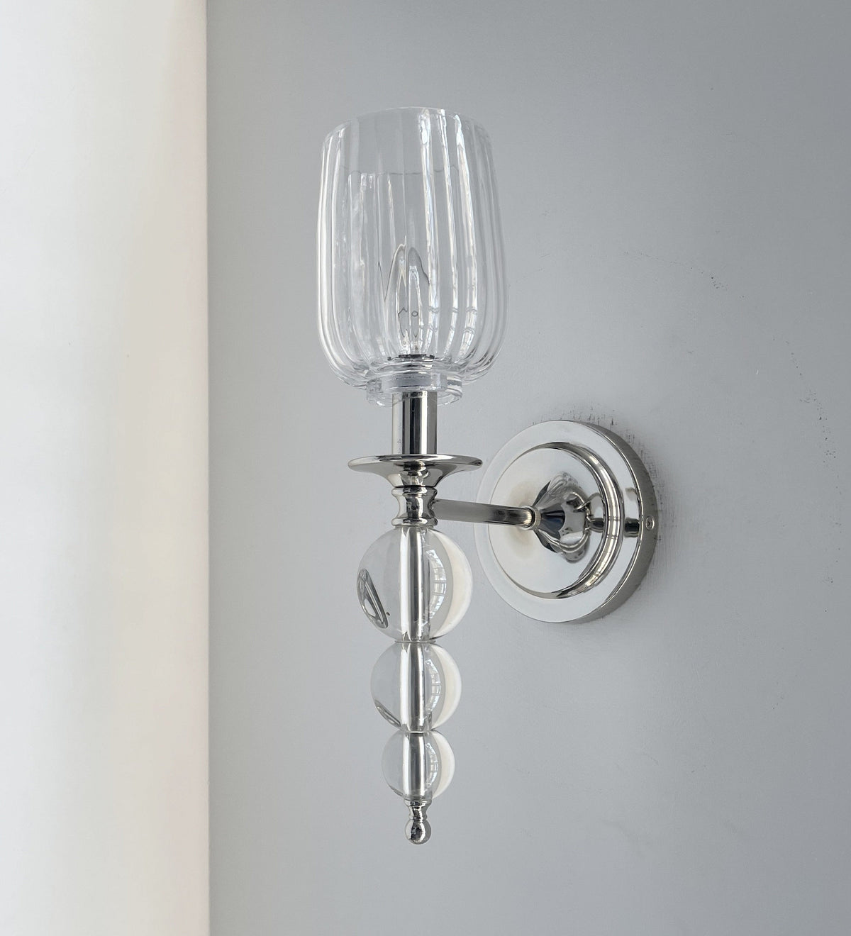  Modern Glass SCONCE Wall Sconce Light Fixture