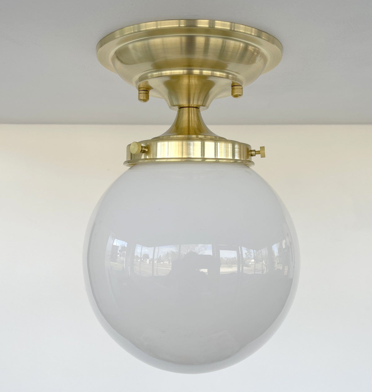  BRASS Modern Ceiling Light Schoolhouse Flush Mount