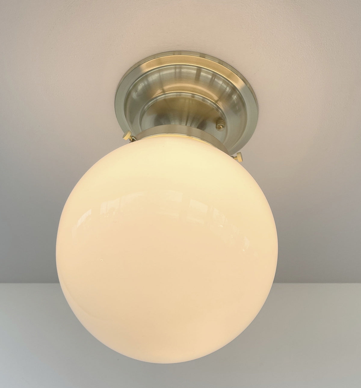  BRASS Modern Ceiling Light Schoolhouse Flush Mount
