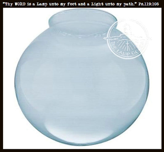  6" Clear Glass Globe Replacement