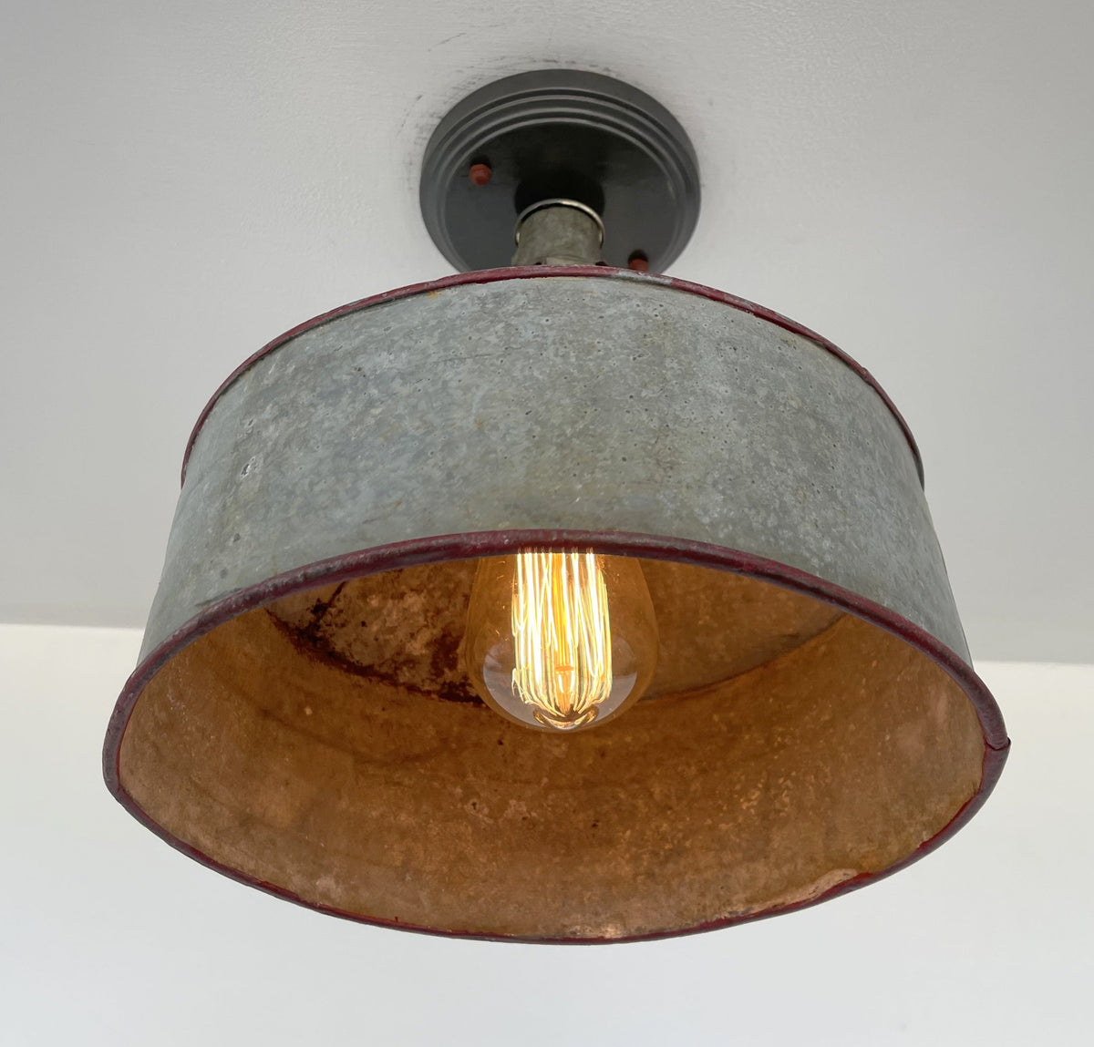  VINTAGE FARM FUNNEL Ceiling Light