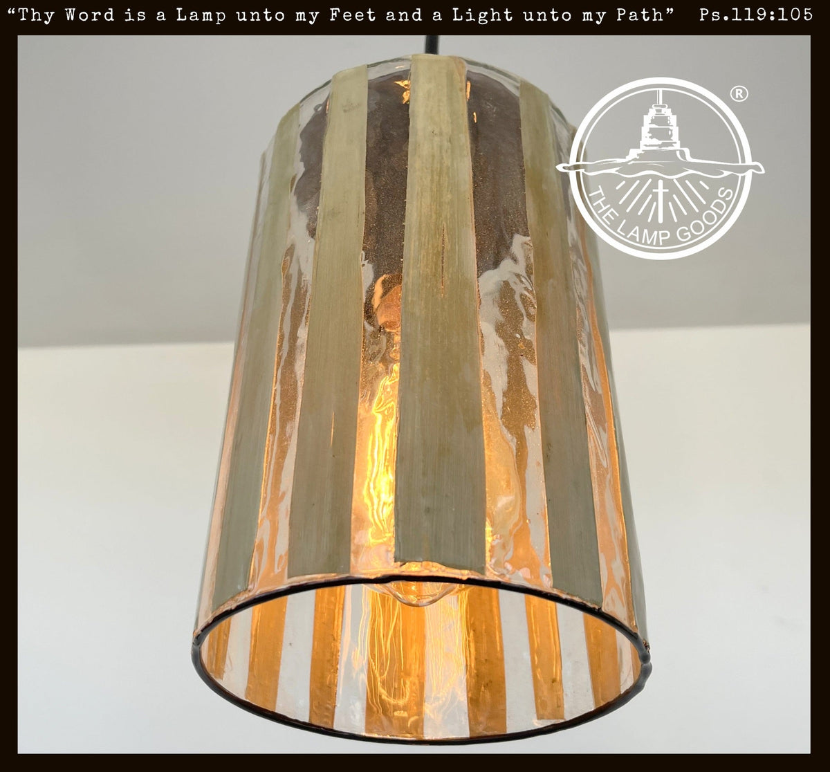  BAMBOO Fused MODERN Glass Pendant Lighting