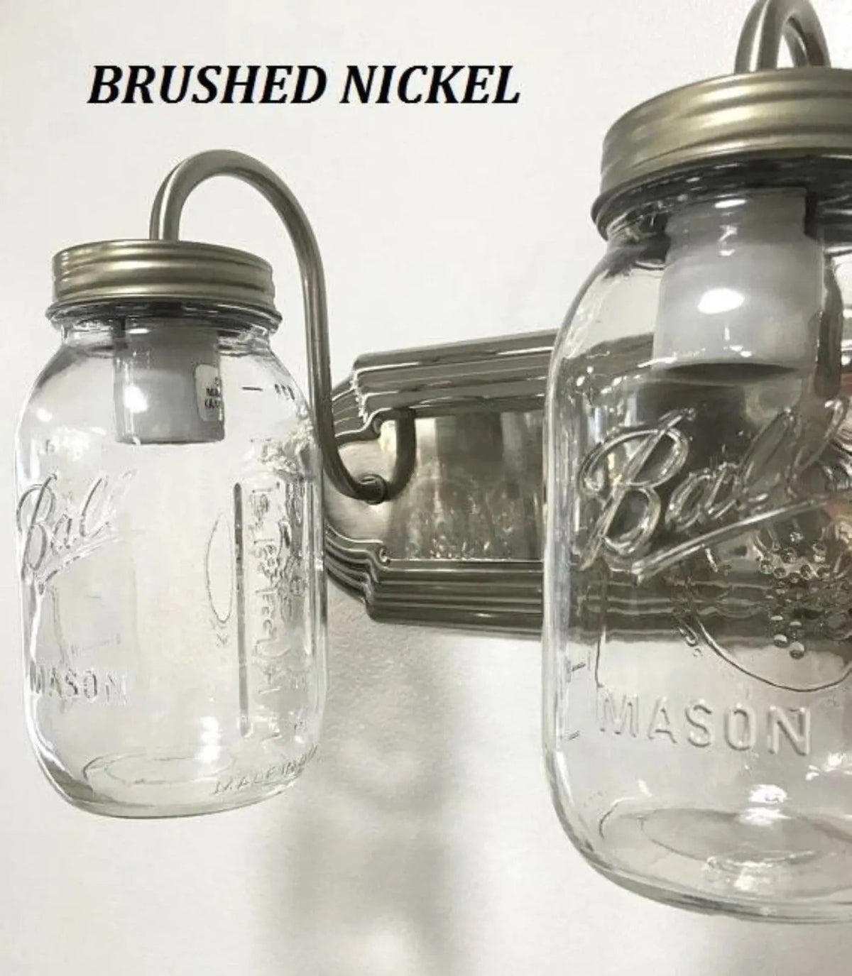 Mason Jar Bathroom Vanity Light