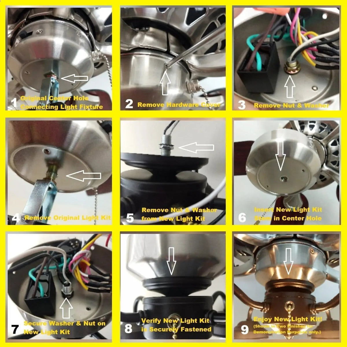  Kitchen Ceiling Fan LIGHT KIT Collection