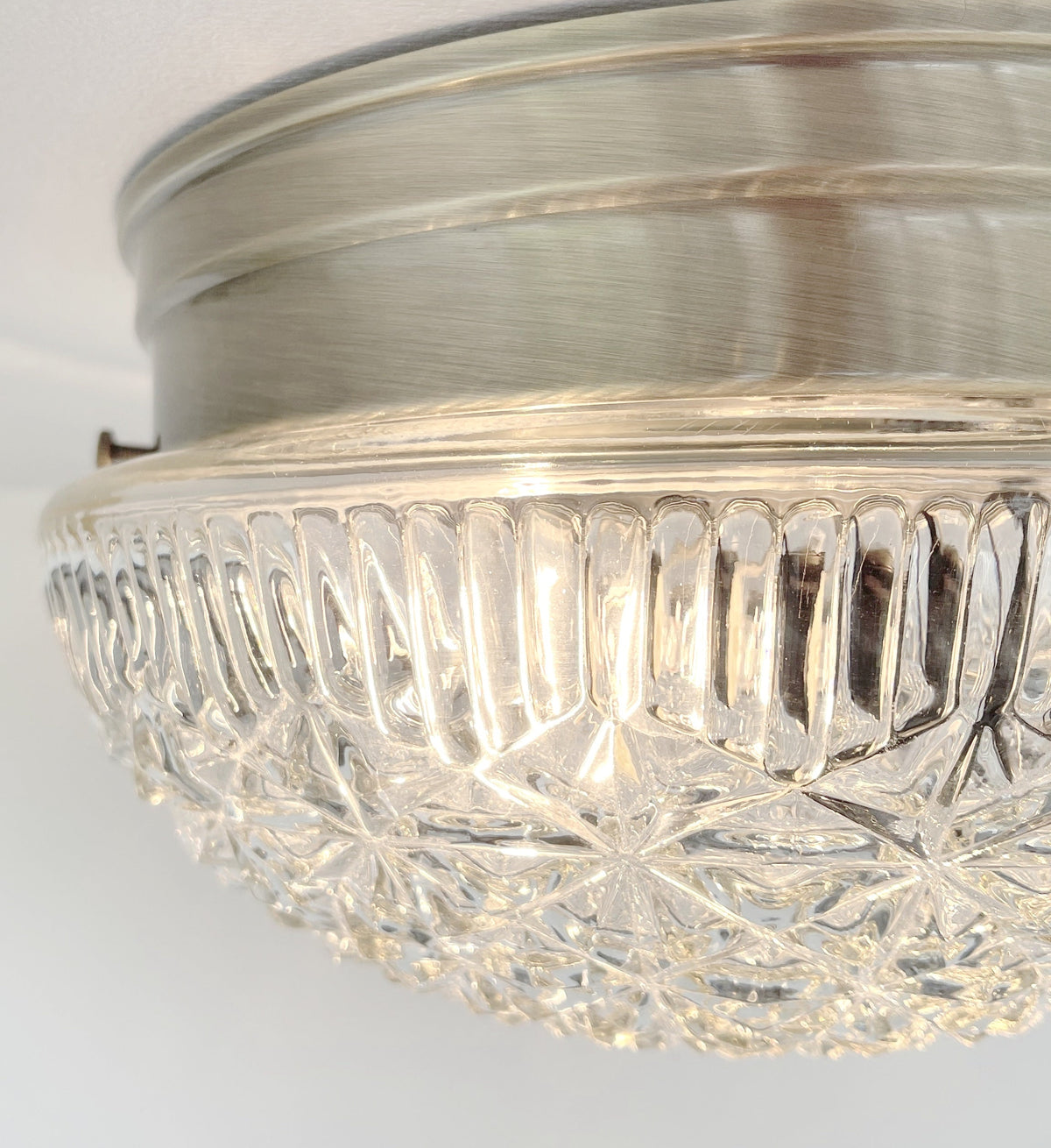  MID-CENTURY 1960's DIAMOND Ceiling Light