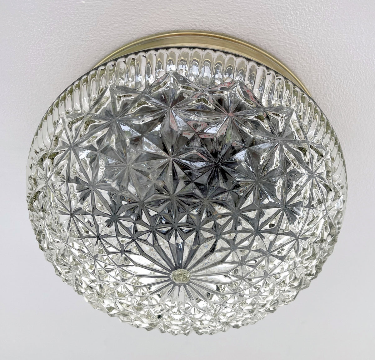  MID-CENTURY 1960's DIAMOND Ceiling Light