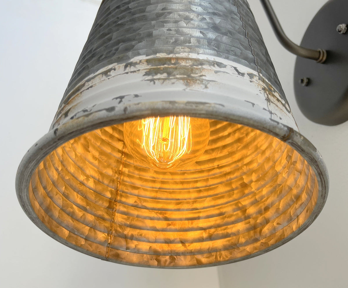  Distressed Large Farmhouse Wall Sconce Light