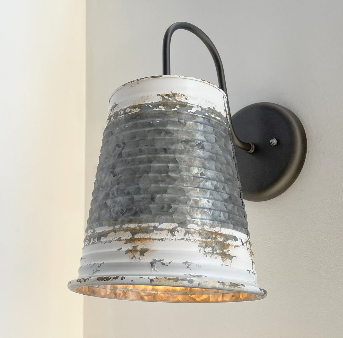  Distressed Large Farmhouse Wall Sconce Light