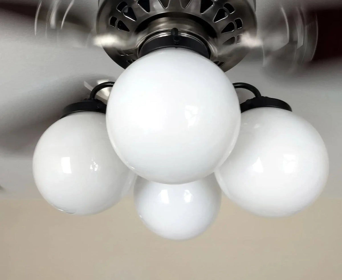  Modern Milk Glass Ceiling Fan LIGHT KIT