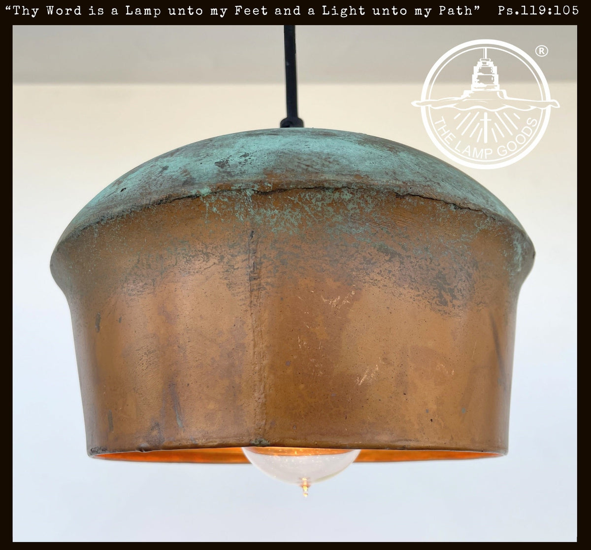  HANDCRAFTED Copper Pendant Light Fixture