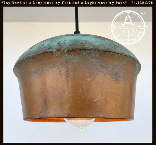  HANDCRAFTED Copper Pendant Light Fixture