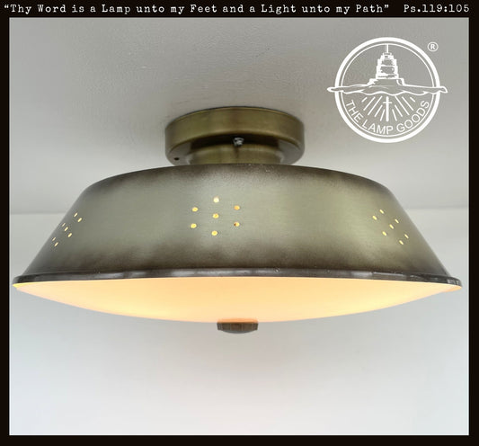  MID CENTURY 1950's-60's Ceiling Light