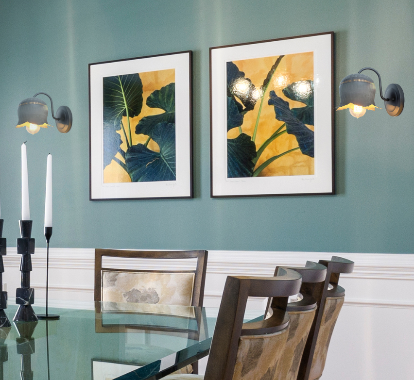  Lotus Farmhouse Wall Sconce Light