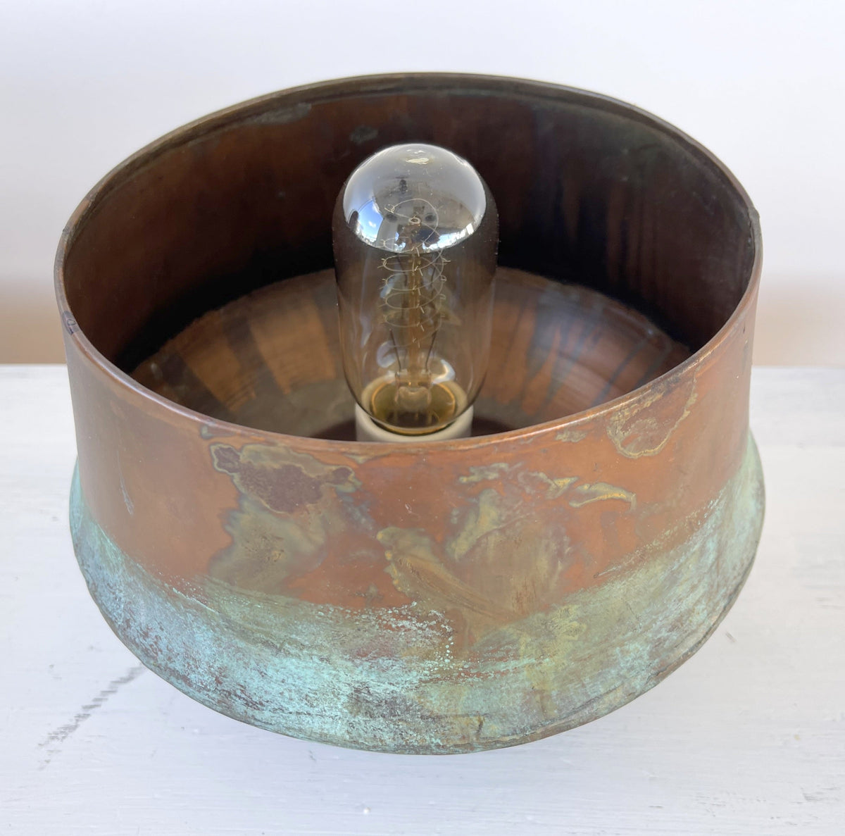  Modern Handcrafted Copper Table Lamp