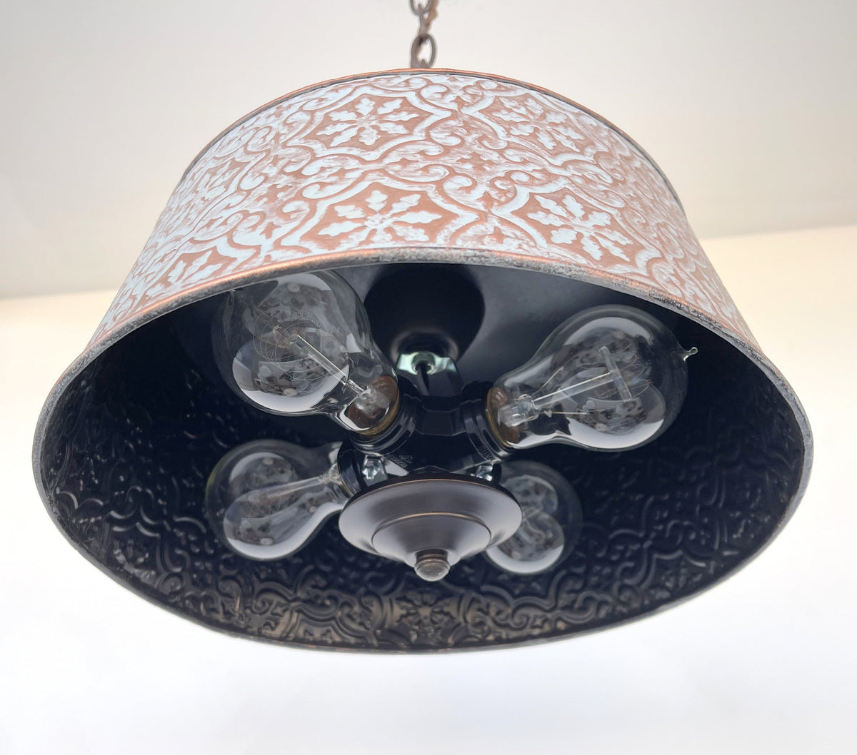  Ornate Copper Farmhouse Chandelier Lighting