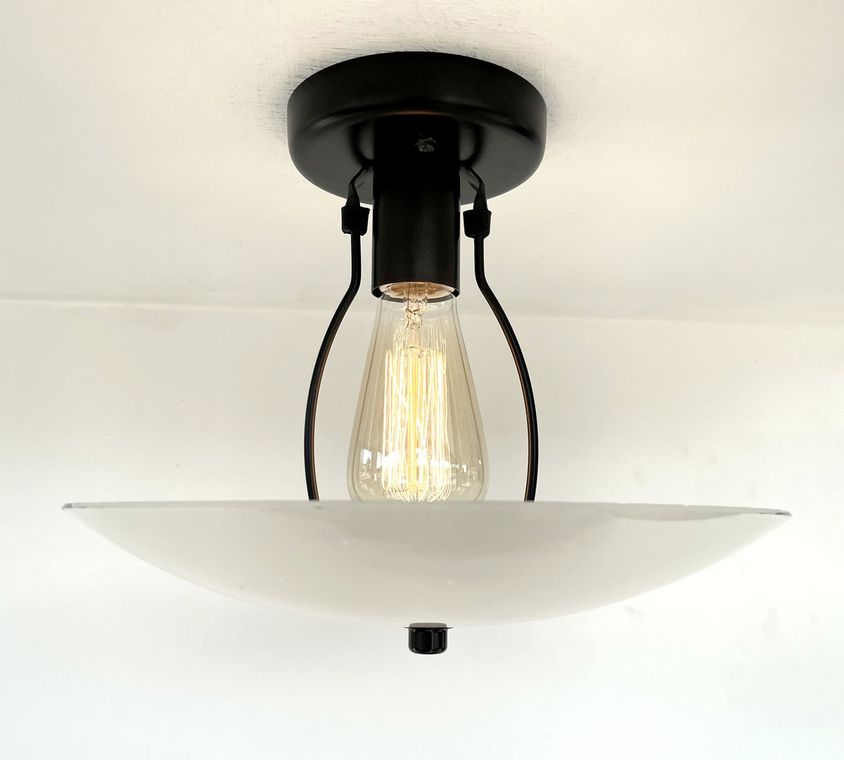  Retro Mid Century Glass Ceiling Light