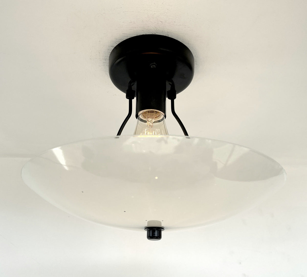  Retro Mid Century Glass Ceiling Light