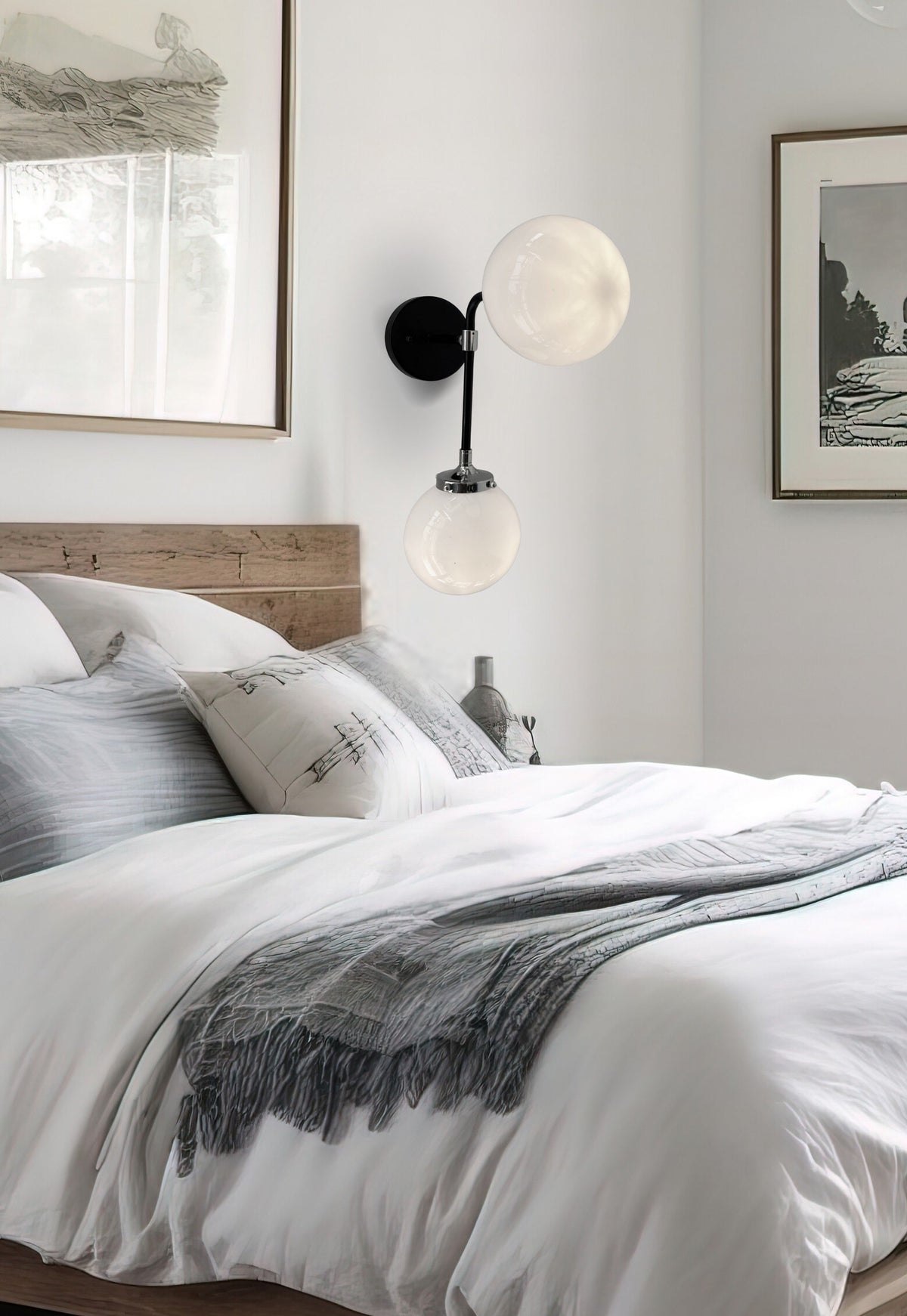  ULTRA MODERN DUO Wall Sconce Light Fixture