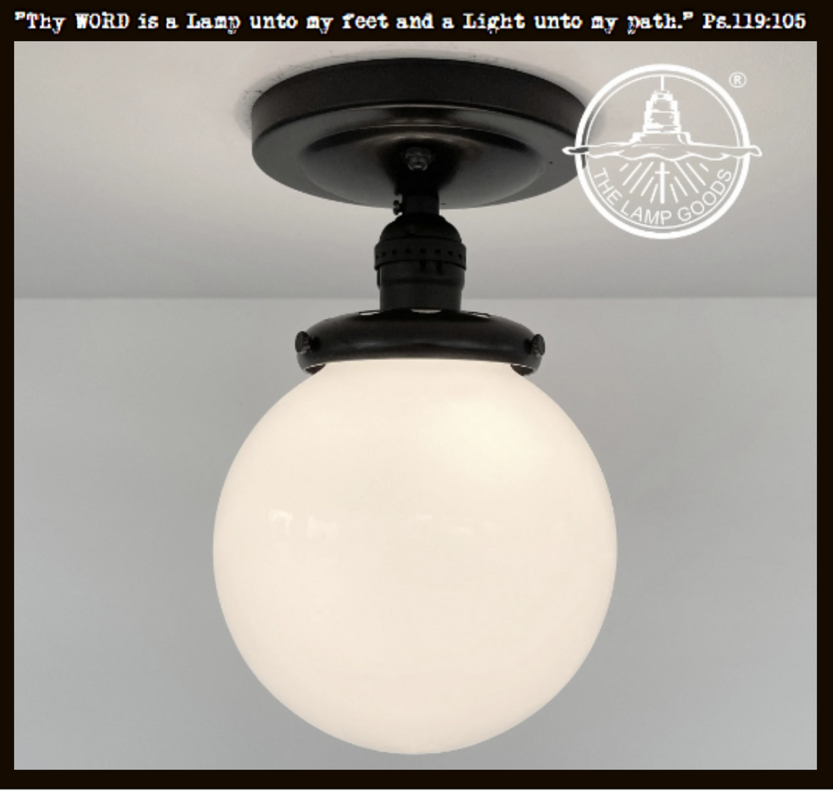  Globe CEILING LIGHT Of Schoolhouse Details