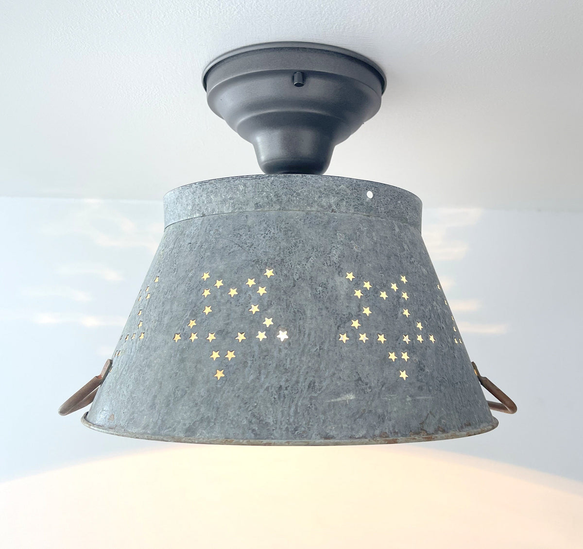  Weathered Farmhouse STAR Ceiling Light