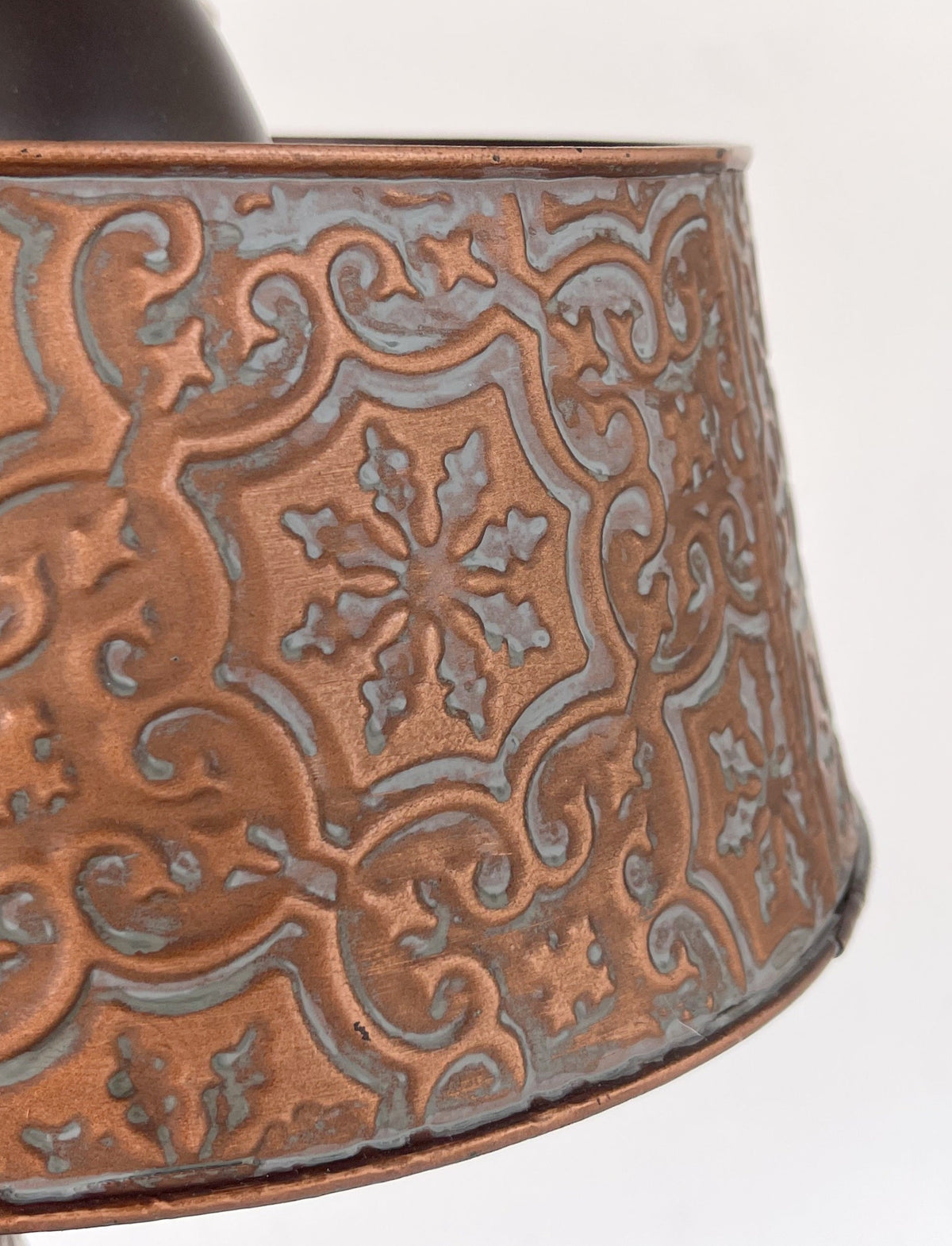  Ornate Copper CHANDELIER TRIO Light