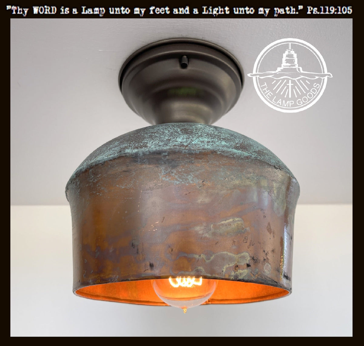  HANDCRAFTED Copper Pendant Light Fixture