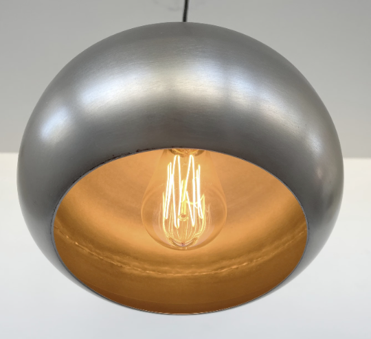  Modern Polished Steel Pendant Chandelier Light