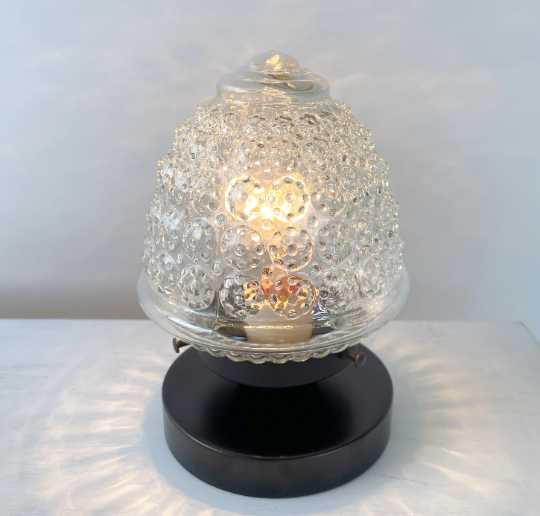  Antique Glass Table Lamp Light Fixture