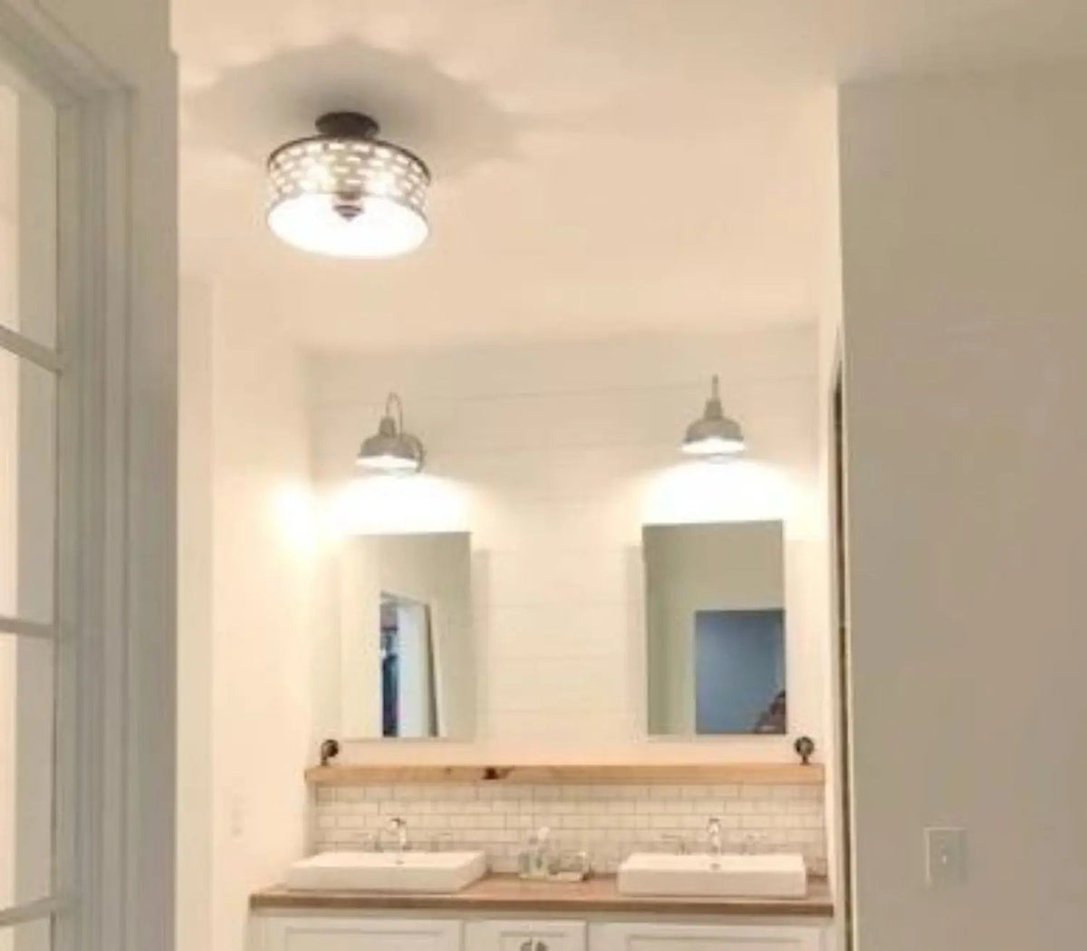  Farmhouse Ceiling Lights Galvanized Fixture