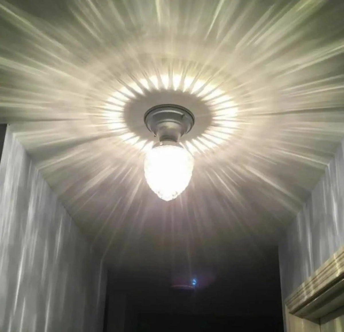  Acorn Glass Flush Mount CEILING LIGHT