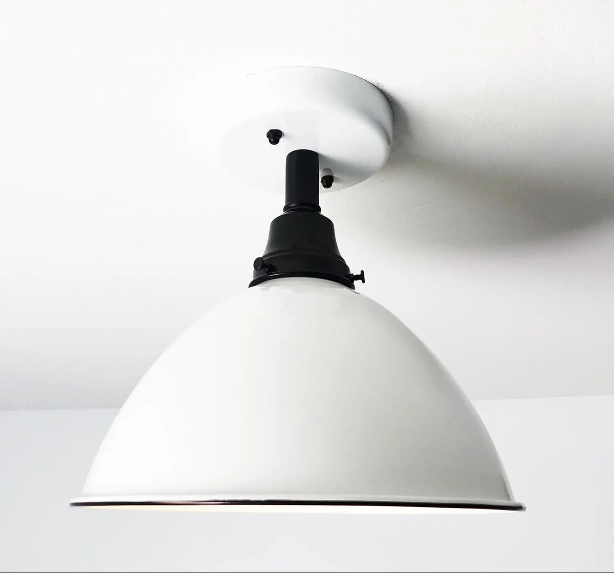  Large White Enamel Modern Farmhouse Ceiling Lighting