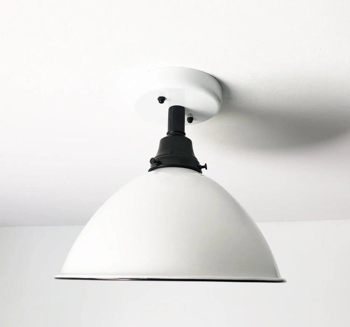  Large White Enamel Modern Farmhouse Ceiling Lighting