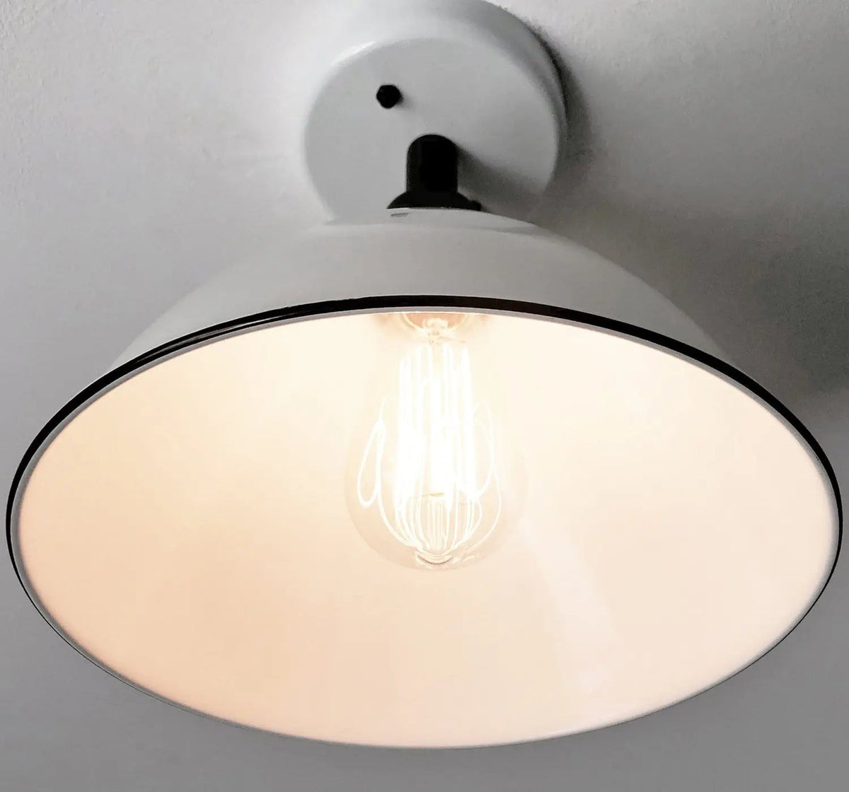  Large White Enamel Modern Farmhouse Ceiling Lighting