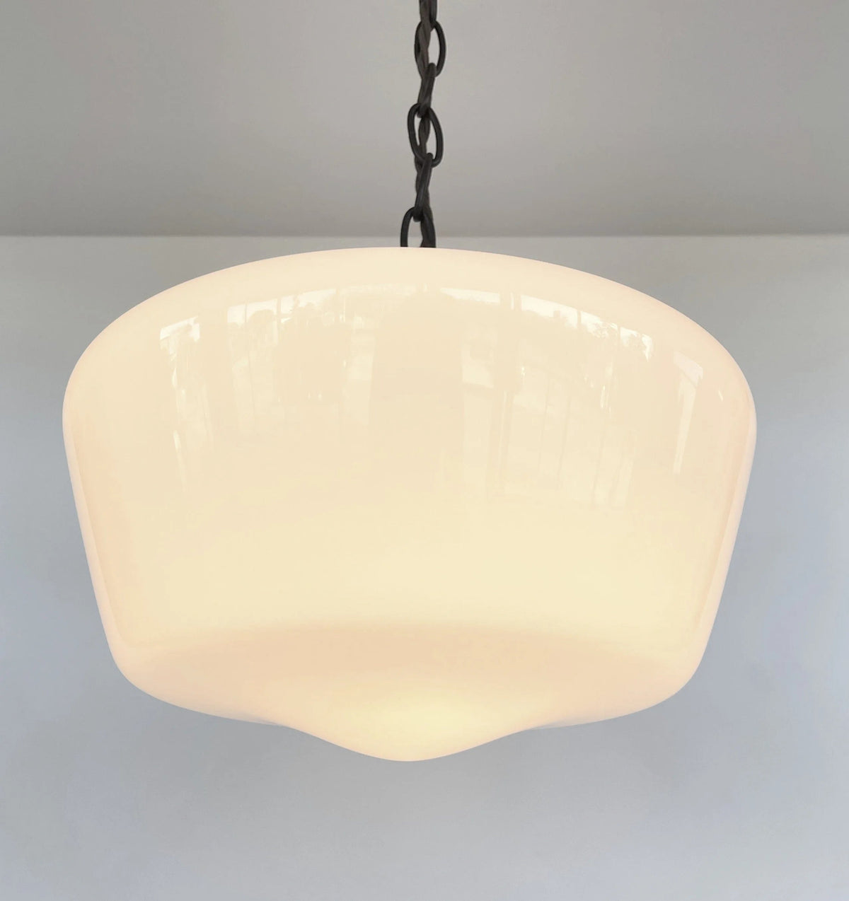  Large Antique Schoolhouse Pendant Light