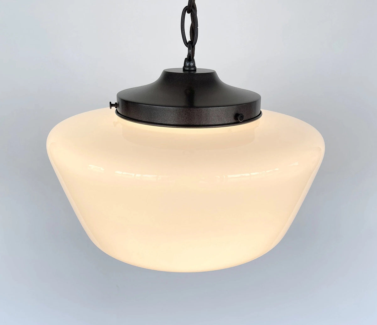  Large Antique Schoolhouse Pendant Light