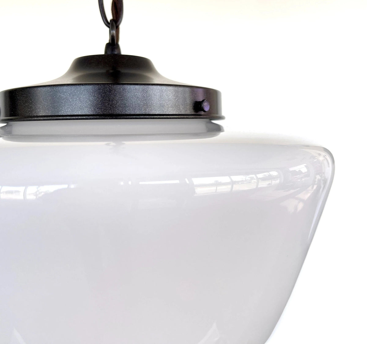  Large Antique Schoolhouse Pendant Light