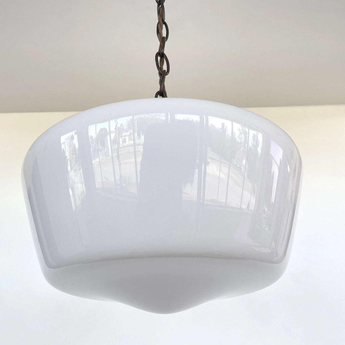  Large Antique Schoolhouse Pendant Light