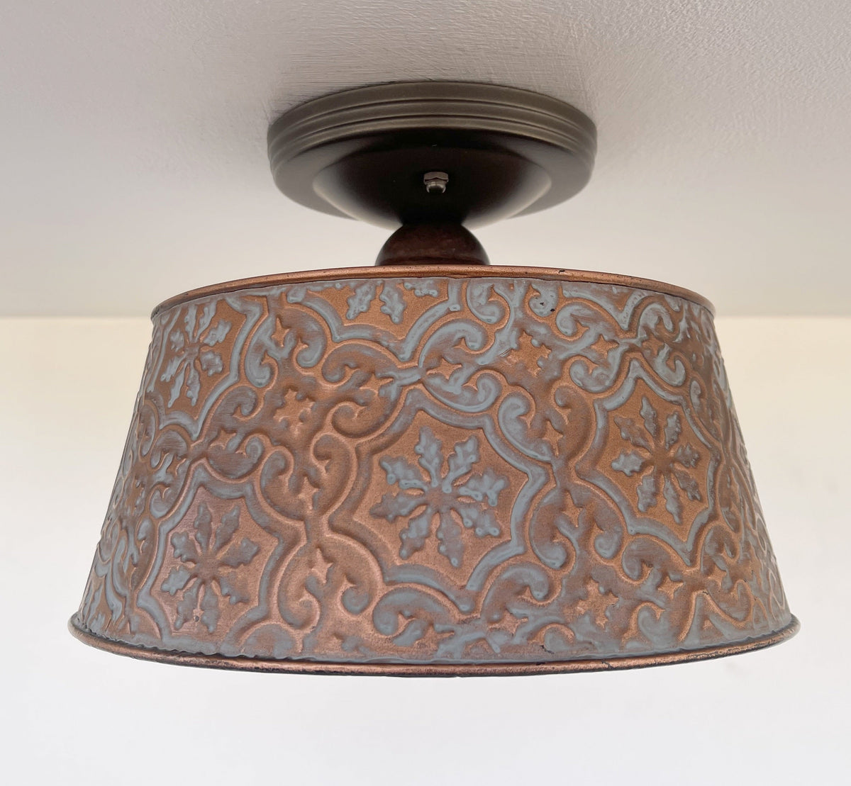  Ornate Copper Ceiling Light