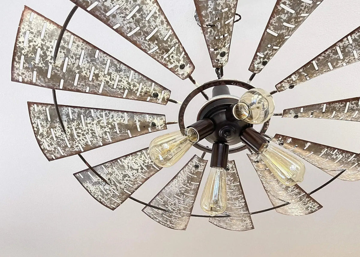  Windmill Light Fixture Farmhouse Ceiling Flush Mount