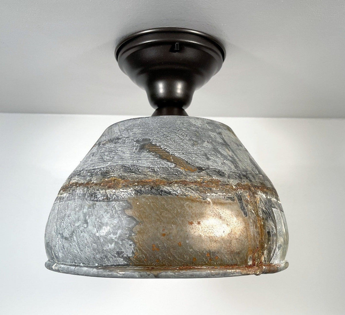  Rustic Bucket Farmhouse Light Fixture
