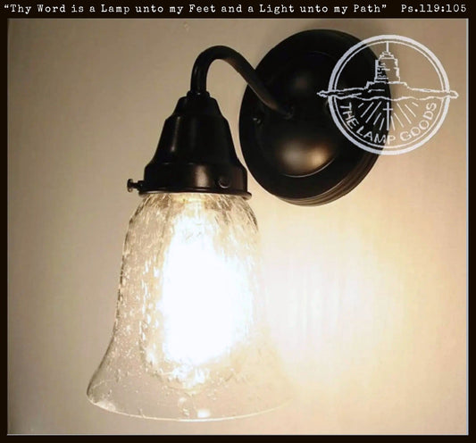  Seeded Glass Wall SCONCE Light
