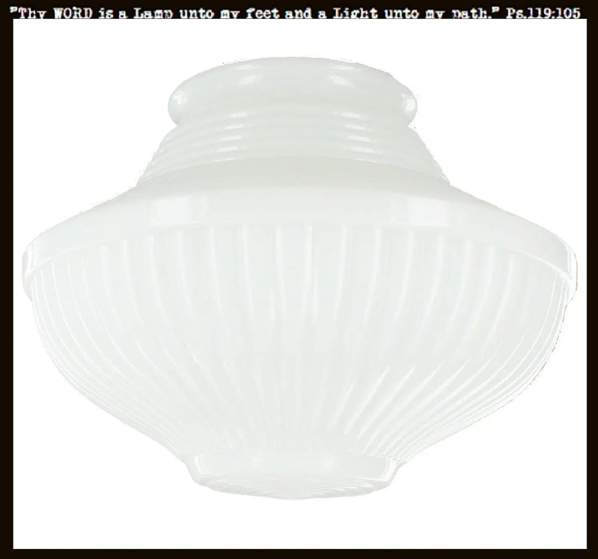  Traditional Milk Glass Replacement Globe