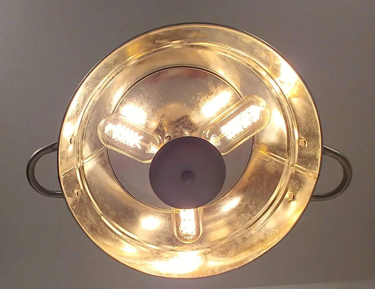  Galvanized Laundry Wash Tub Ceiling Light
