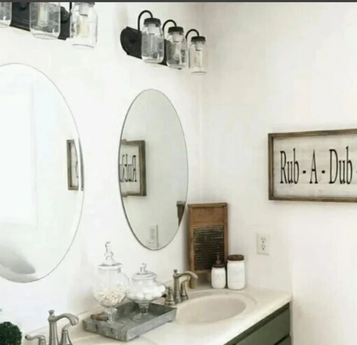  Mason Jar Bathroom Vanity Light