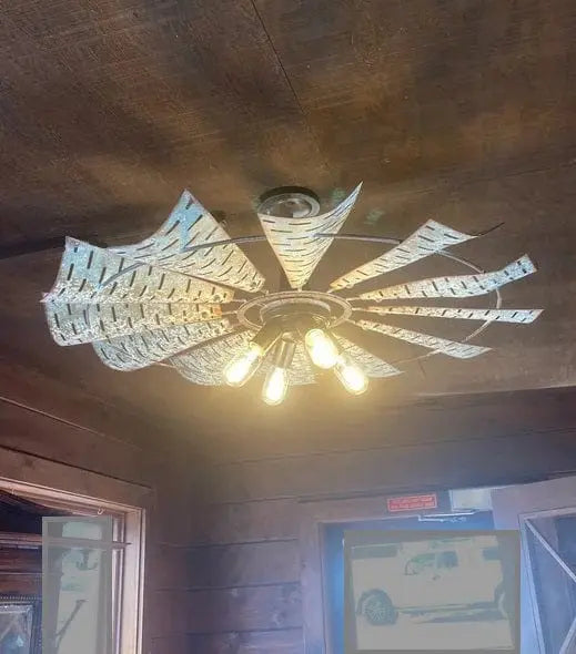  Windmill Light Fixture Farmhouse Ceiling Flush Mount